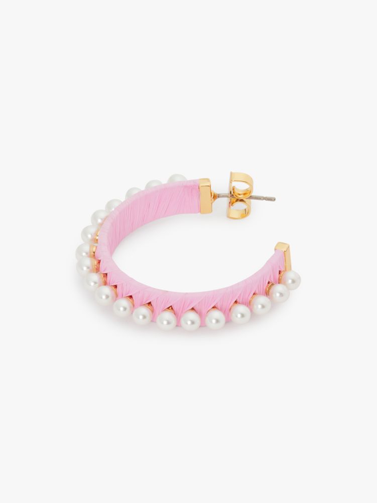 Kate Spade,Francesca Raffia Hoops,