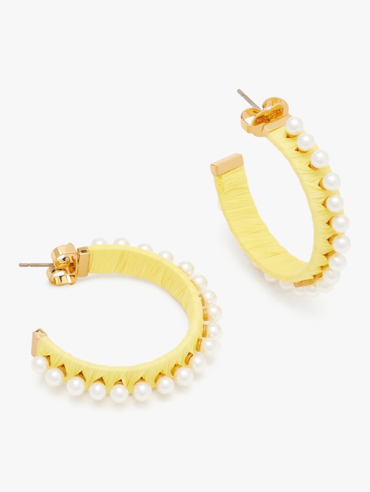 Francesca Raffia Hoops