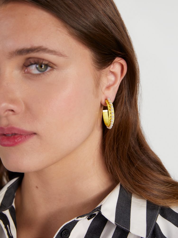 Kate Spade,Francesca Raffia Hoops,