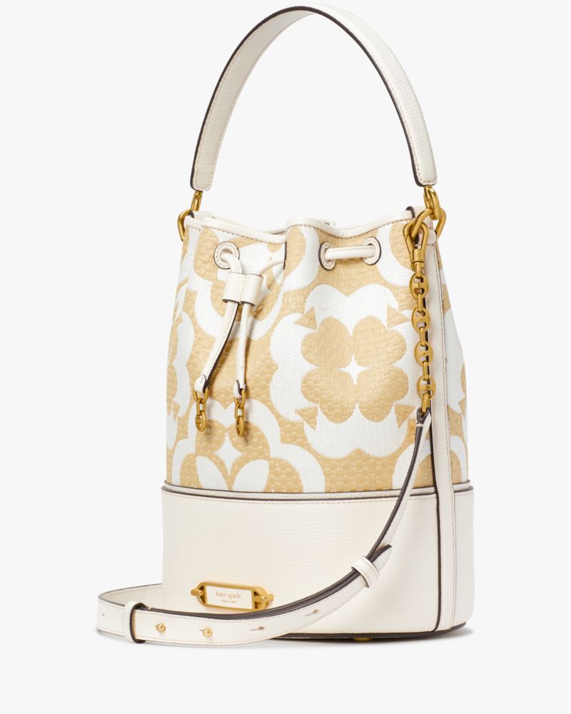 NWT Kate Spade Petal Flower Bucket Bag Morning Light