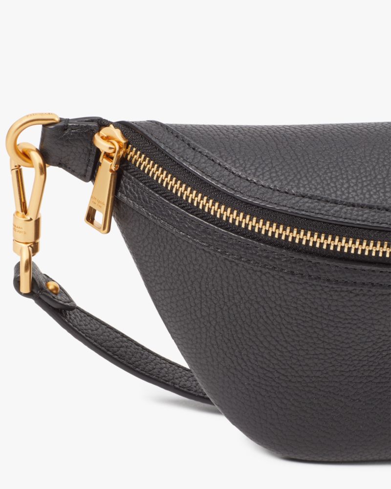 Kate Spade Gramercy Medium Pebbled Leather Belt Bag Black