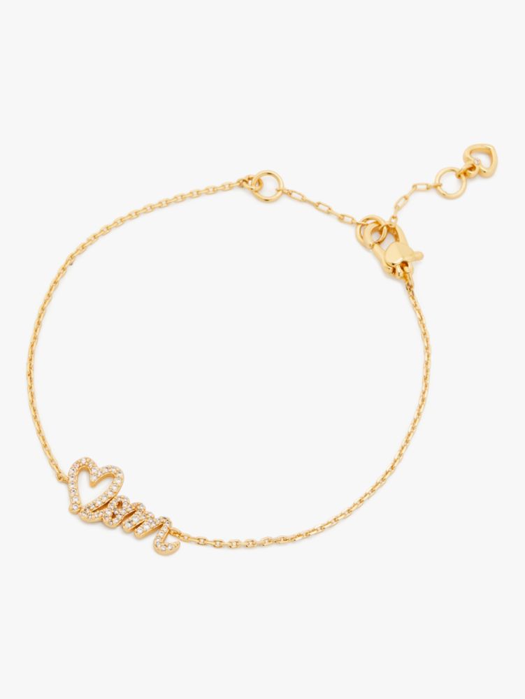 Kate Spade,Love You, Mom Bracelet,