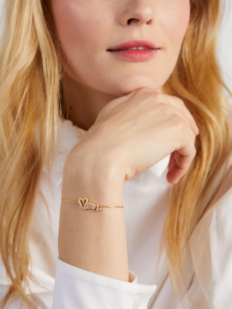 Kate Spade,Love You, Mom Bracelet,