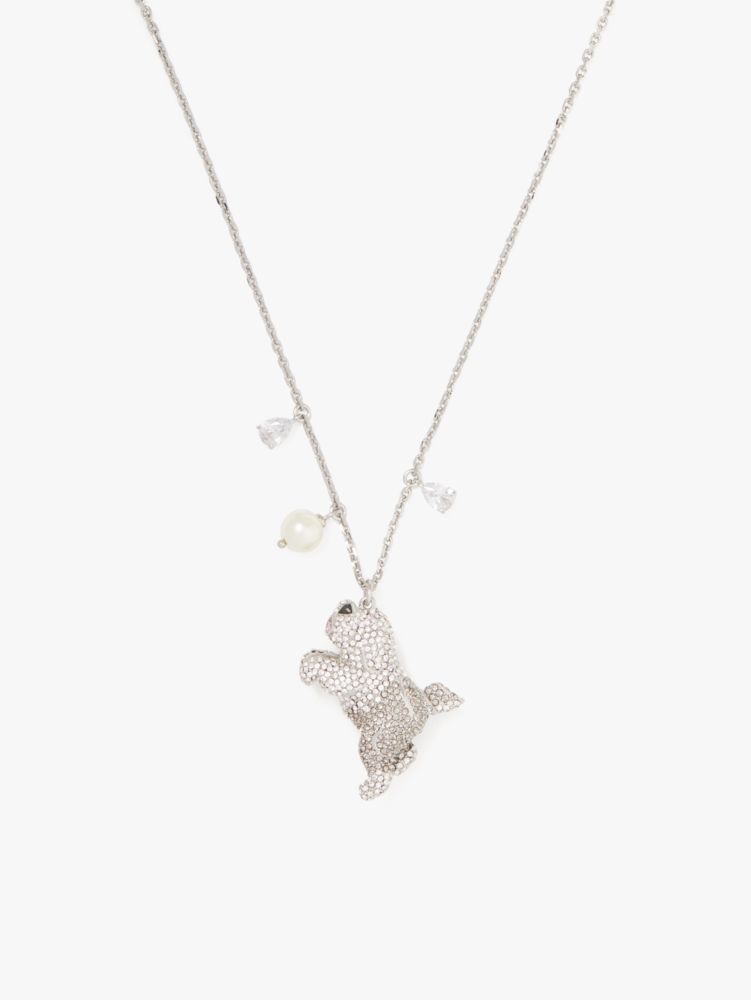 Kate spade dog on sale necklace