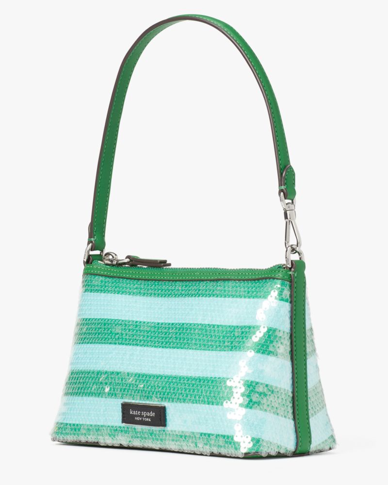 Kate Spade,Lulu Seaside Stripe Sequin East West Pochette,