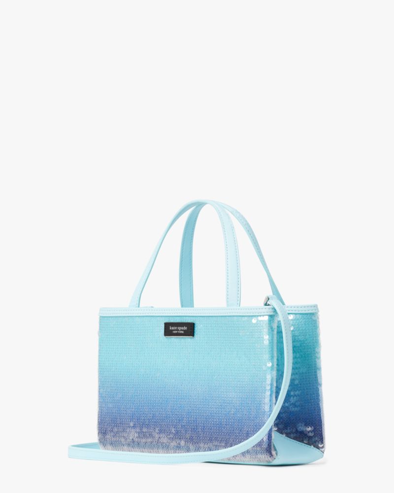 Kate Spade,Sam Icon Ombré Sequin Small Tote,