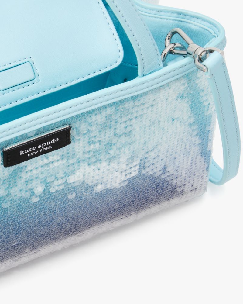 Kate spade blue hot sale glitter purse