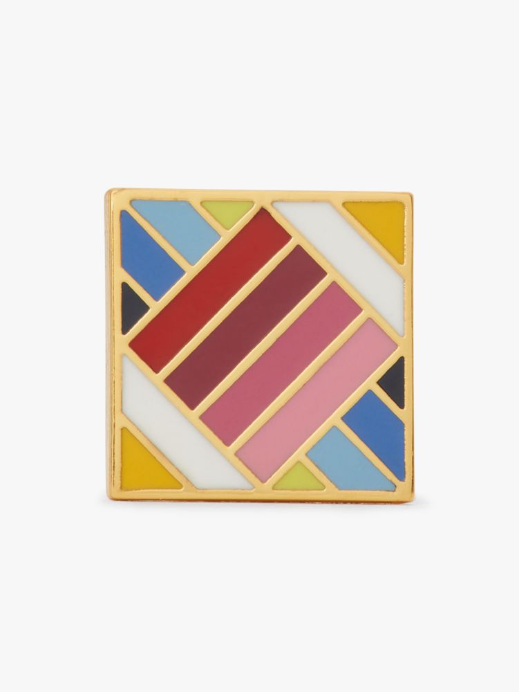 Kate Spade,Patchwork Enamel Studs,