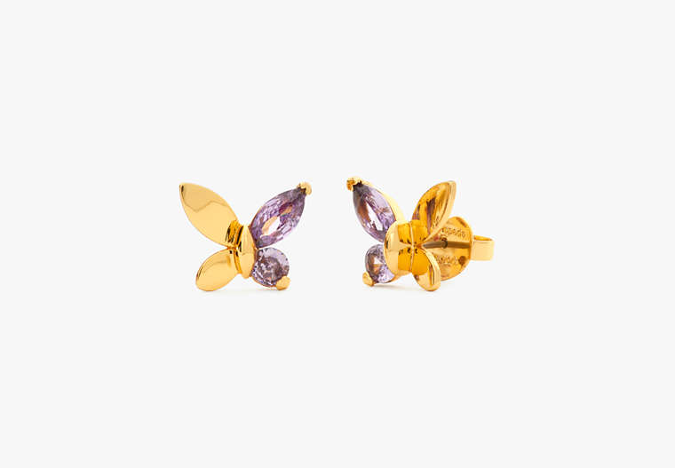 Kate Spade,Social Butterfly Studs,Light Purple