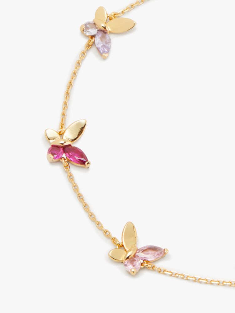 Kate Spade,Social Butterfly Bracelet,Pink Multi