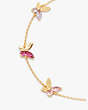 Kate Spade,Social Butterfly Bracelet,Pink Multi