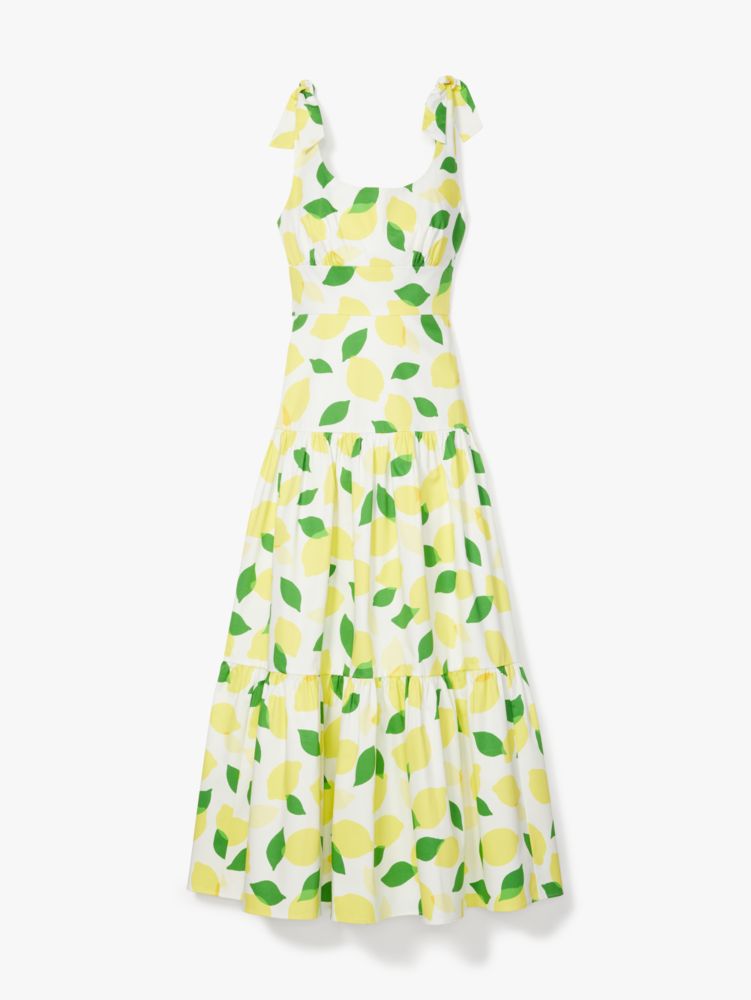 Lemon print dress on sale uk