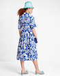 トロピカル フォリエージ モントーク ドレス, ブルーベリークリーム, Product