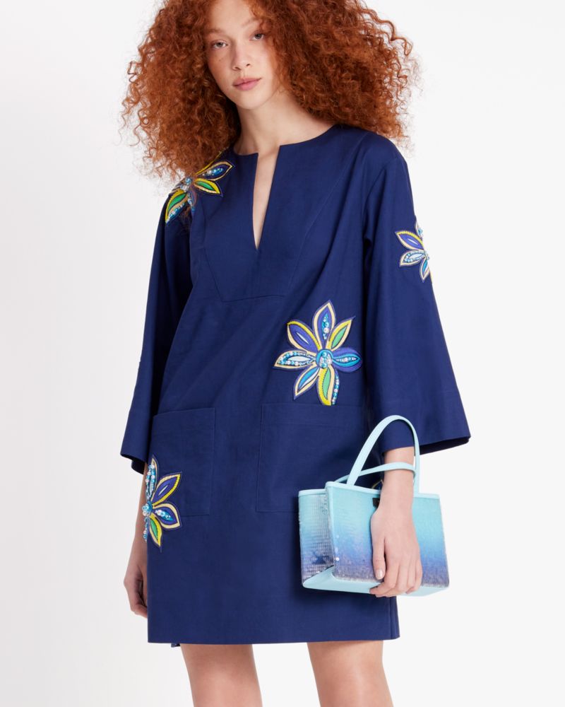 Kate Spade Anemone Floral Cover-up Caftan