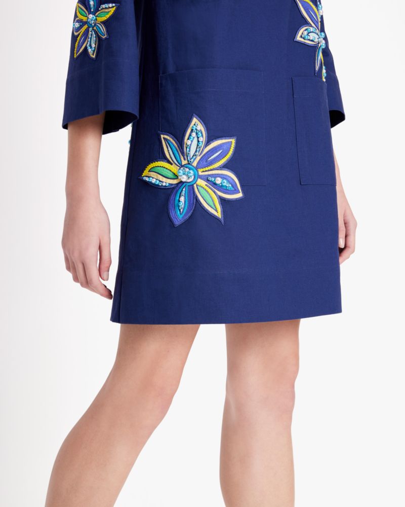 M Made in Italy Fiore Top - Embroidered Floral Tunic