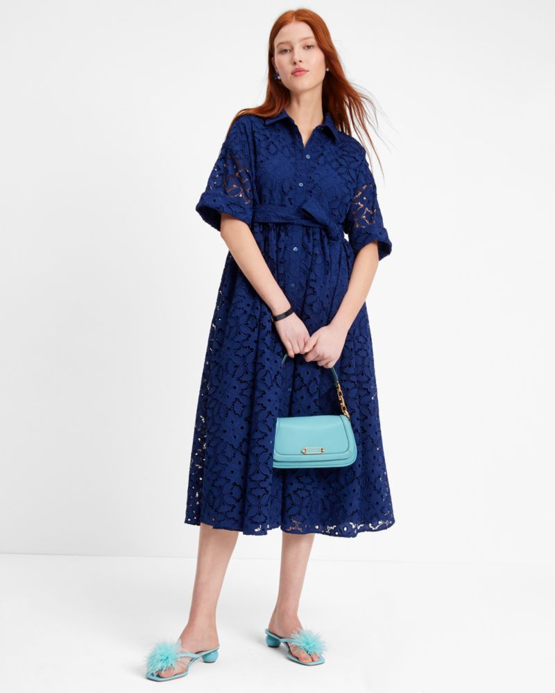 Kate spade 2024 embroidered denim dress