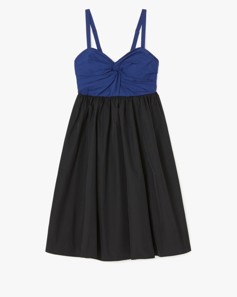 Kate Spade,Twist Bodice Colorblocked Dress,Cocktail,