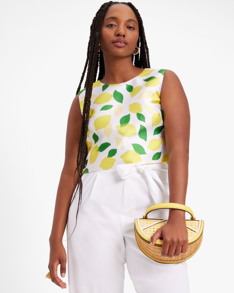 Lemon Toss Mikado Shell | Kate Spade New York | Kate Spade  display picture 2