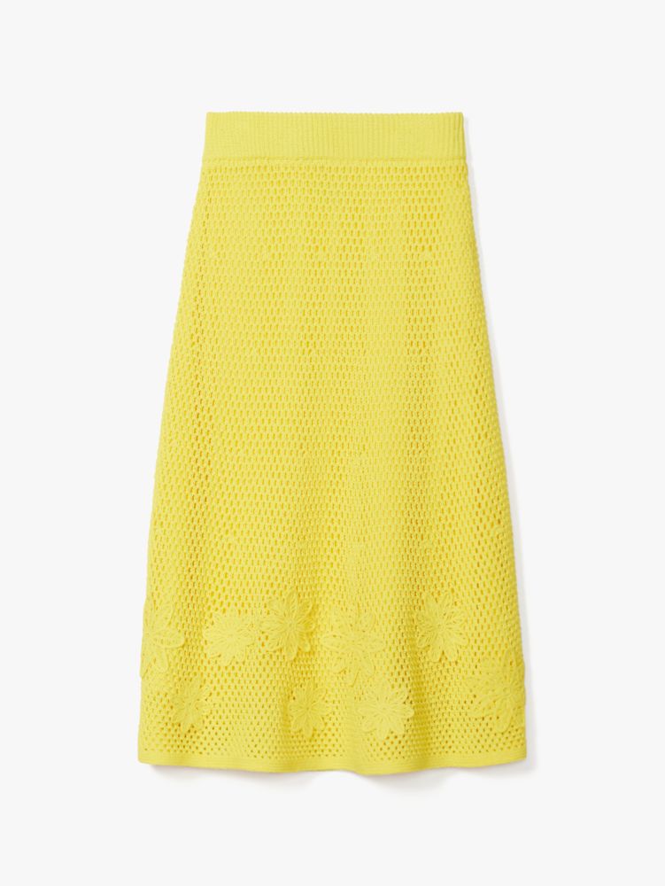 Kate Spade,Crochet Midi Knit Skirt,