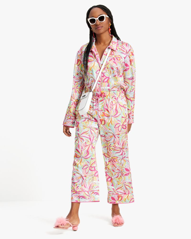 Kate Spade,Anemone Floral After Hours Pants,