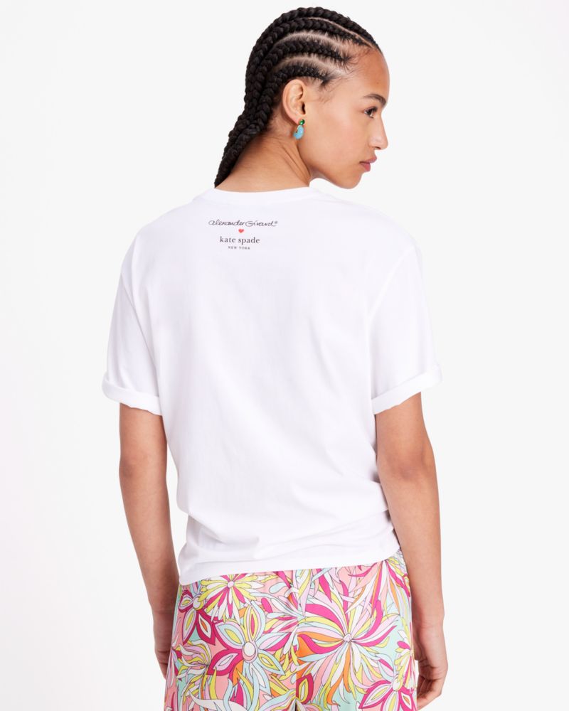 Kate Spade,Alexander Girard x Kate Spade Tee,Fresh White