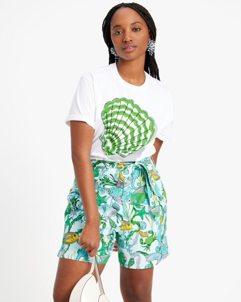 Embellished Shell Tee | Kate Spade New York
