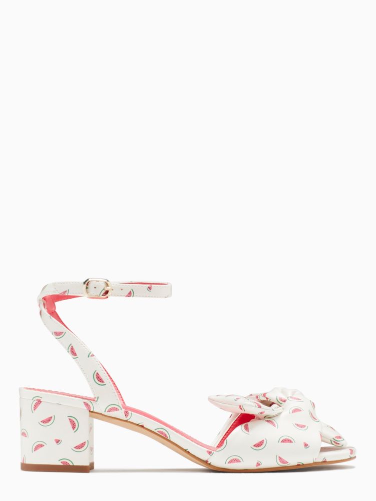 Kate Spade,camille watermelon party sandals,Watermelon Party