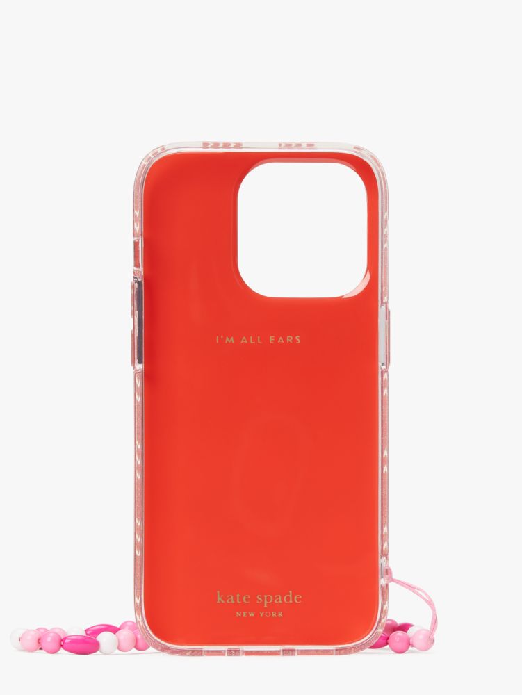 Kate Spade Four-leaf-clover Iphone 14 Case in Pink