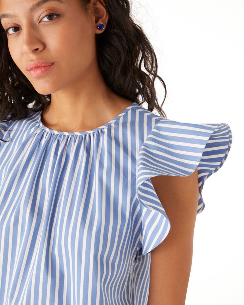 Beach Time Stripe Smocked Top