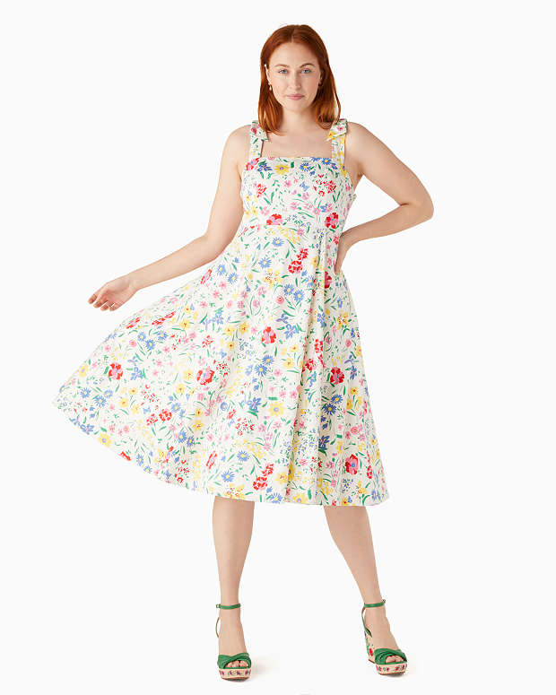 Garden Bouquet Fit And Flare Dress | Kate Spade Outlet