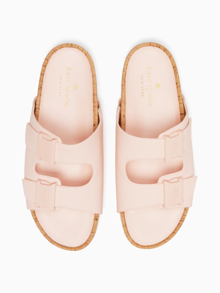 Kate Spade,Becca Sandals,Rubber,Slides,Breathable,Casual,Pink