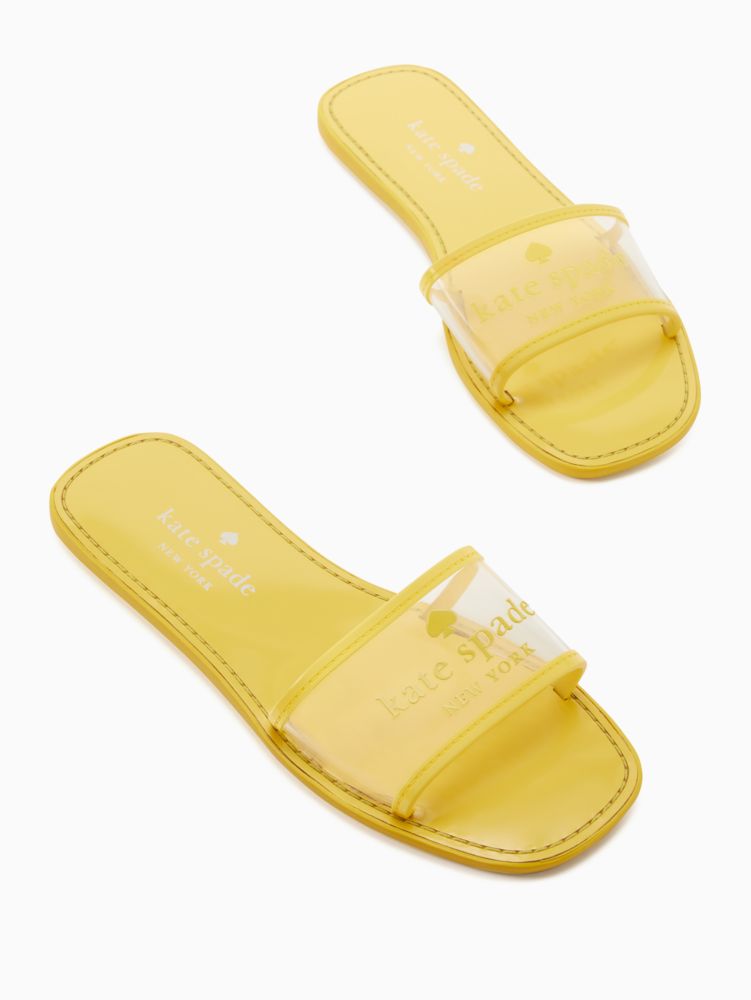 Kate spade best sale clear sandals