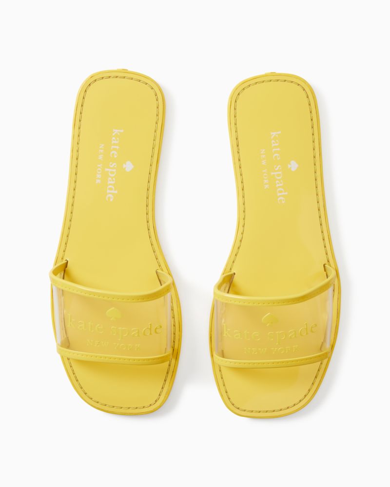 Yellow slip hot sale on sandals