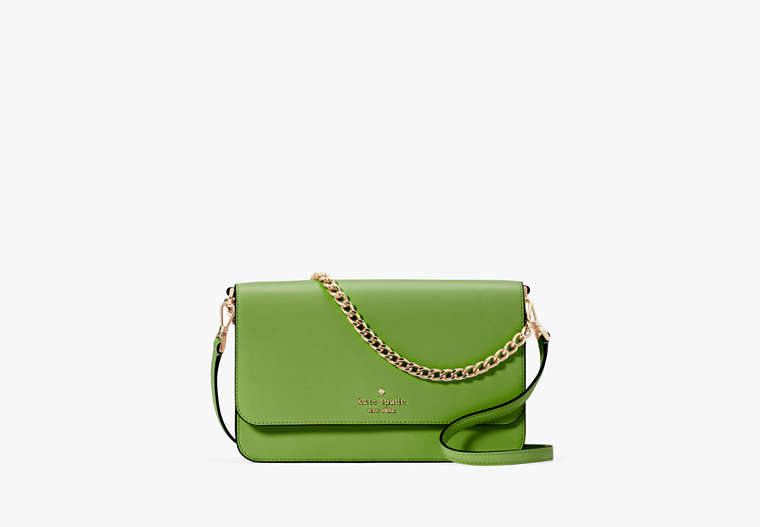 Kate Spade,Madison Flap Convertible Crossbody,Turtle Green image number 0