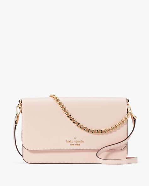 Kate Spade,Madison Flap Convertible Crossbody,Conch Pink