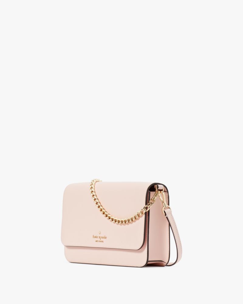 Kate Spade,Madison Flap Convertible Crossbody,Conch Pink