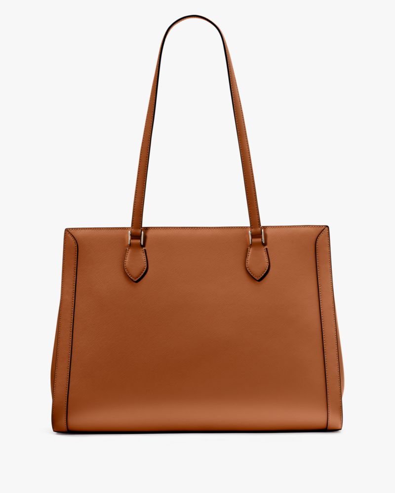 Kate spade brown leather tote best sale