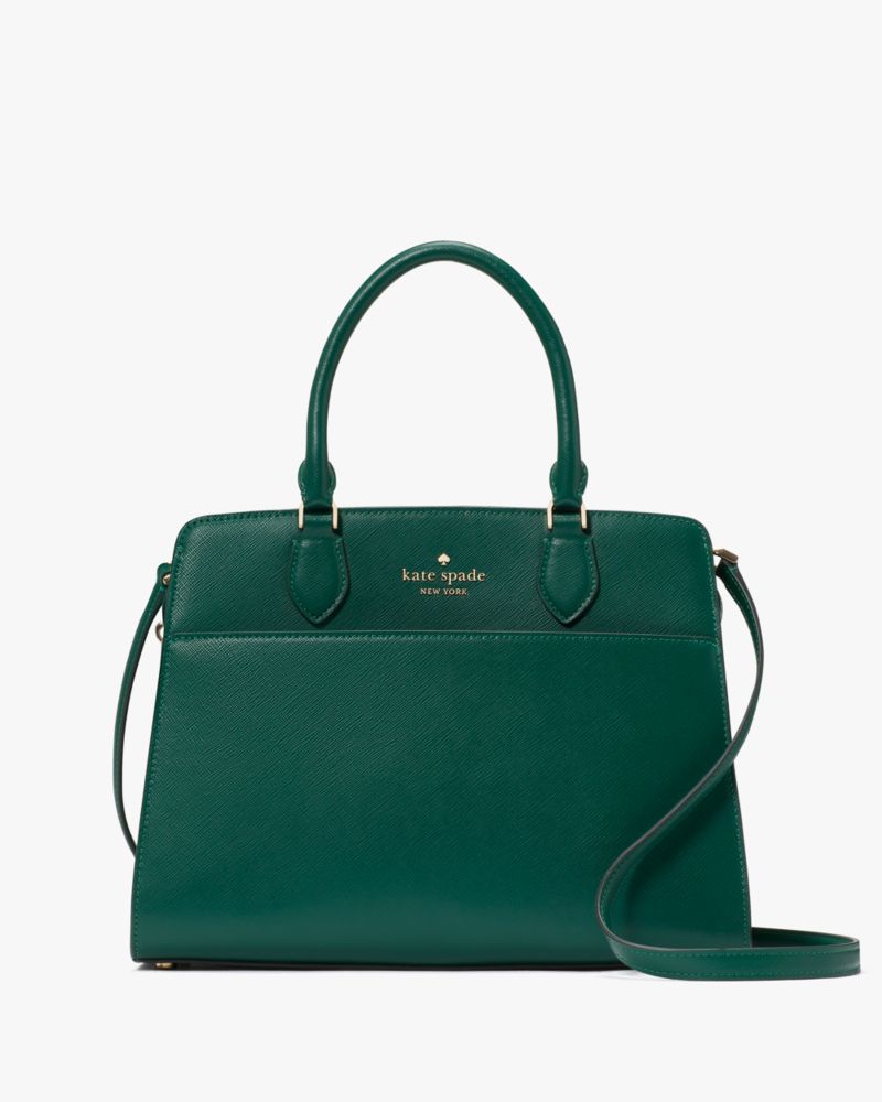 Madison Saffiano Leather Small Satchel