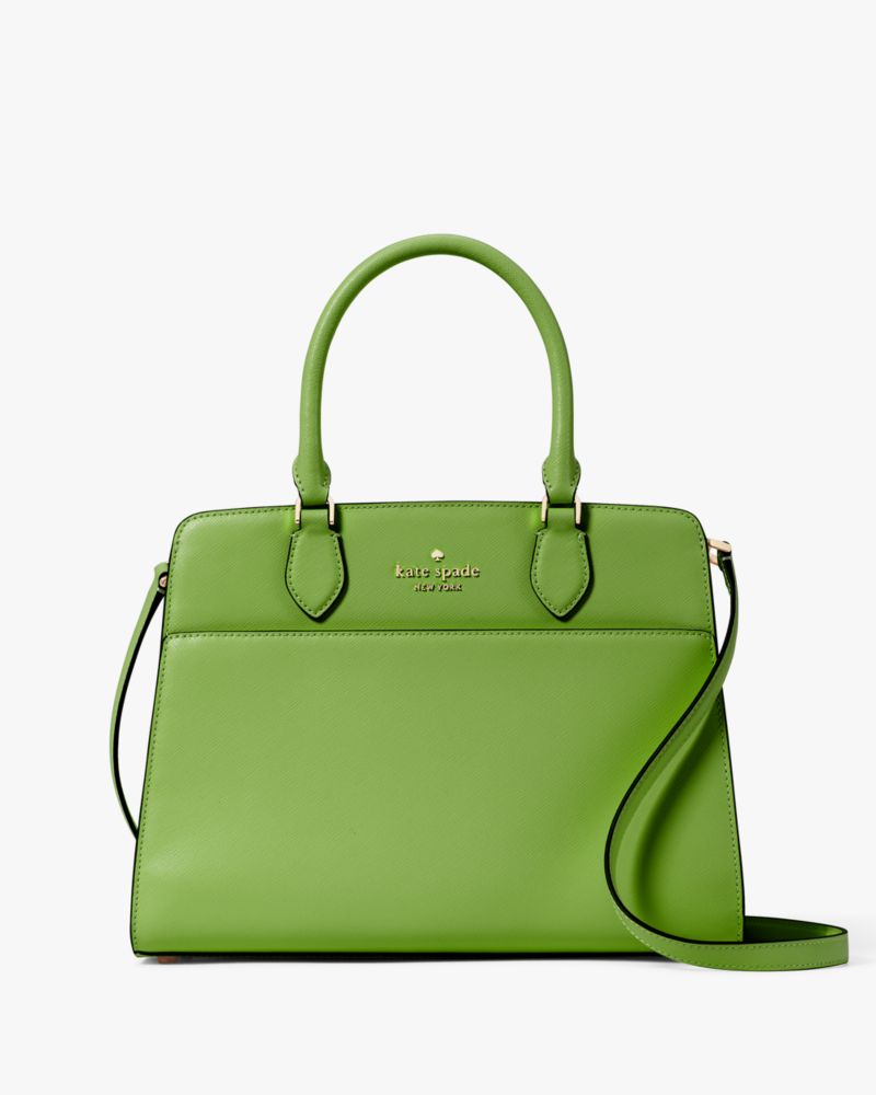 Kate Spade,マディソン ミディアム サッチェル,バッグ,タートルグリーン