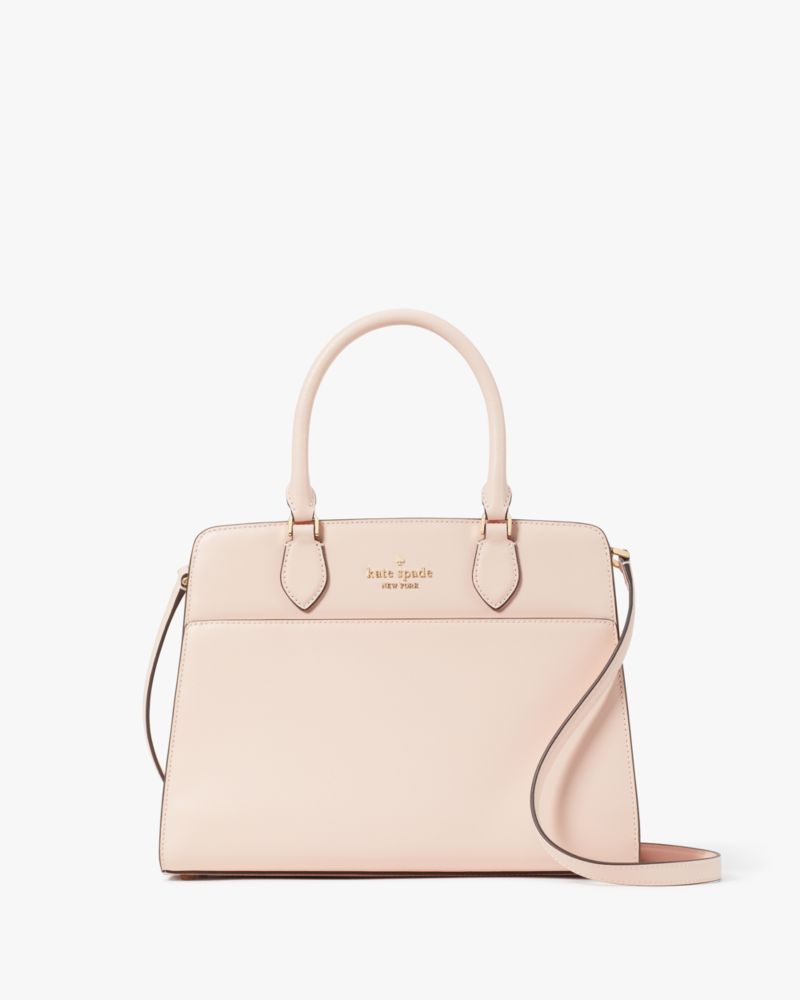 Madison Saffiano Leather Medium Satchel | Kate Spade Outlet