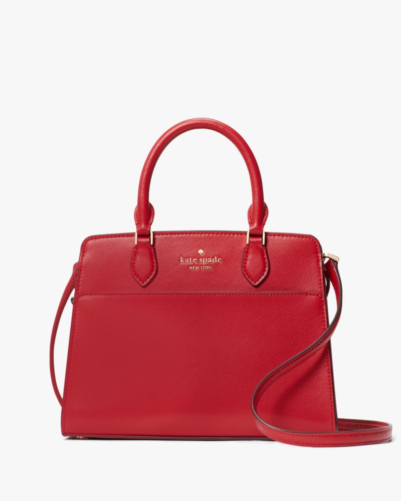 kate spade マディソンスモールサッチェル レッド Madison Small Satchel | Kate Spade AT