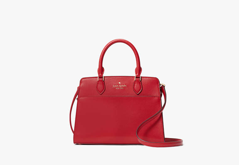 Kate Spade,Madison Small Satchel,Candied Cherry image number 0