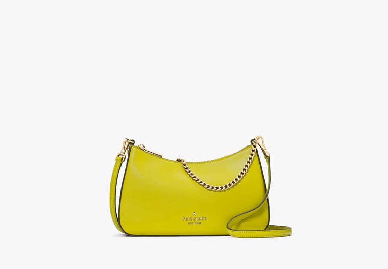 Kate Spade,Madison Saffiano Leather Convertible Crossbody,Lime Slice image number 0
