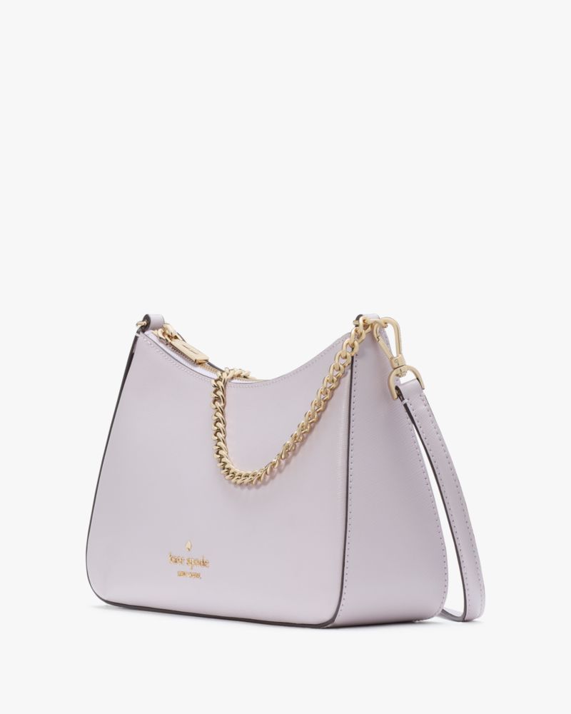 Kate Spade,Madison Medium Saffiano Leather Convertible Crossbody,Leather,Crossbody,PVC,Logo,Metal,Lined,Gold Metal,Day Party,