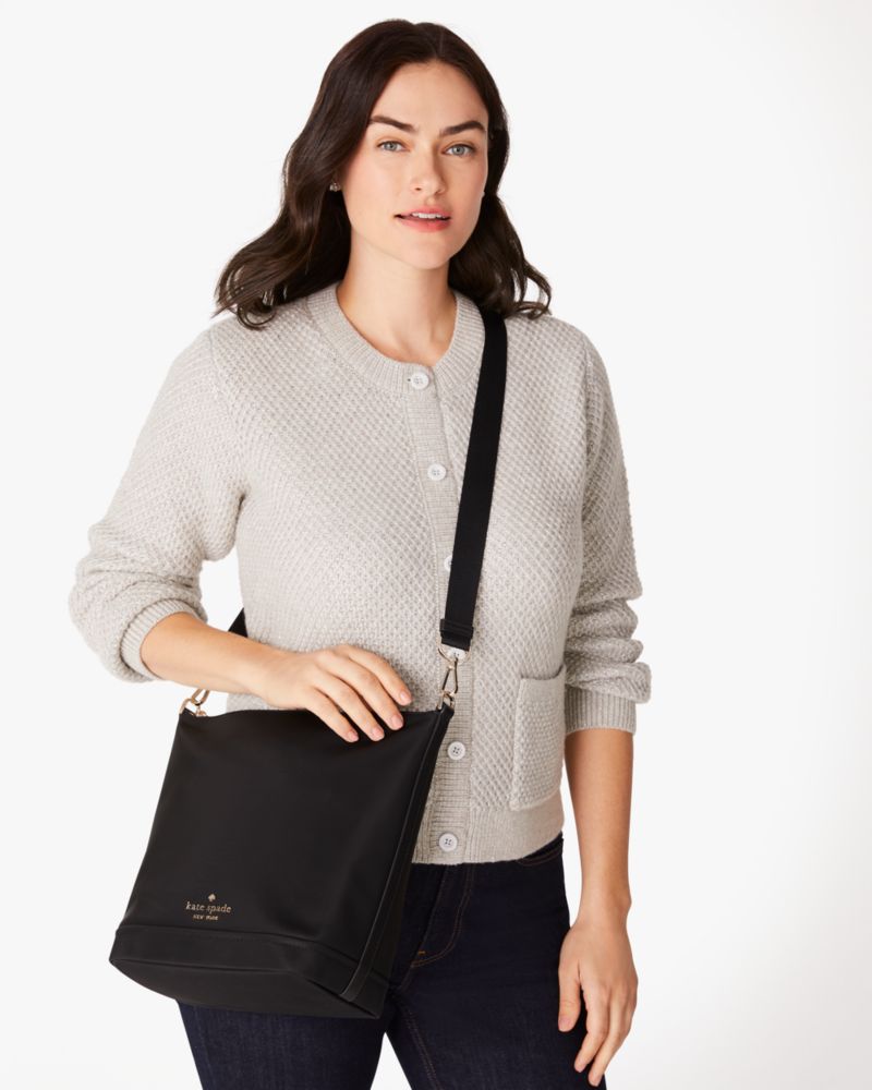 Kate Spade,Chelsea Duffle Crossbody,Black