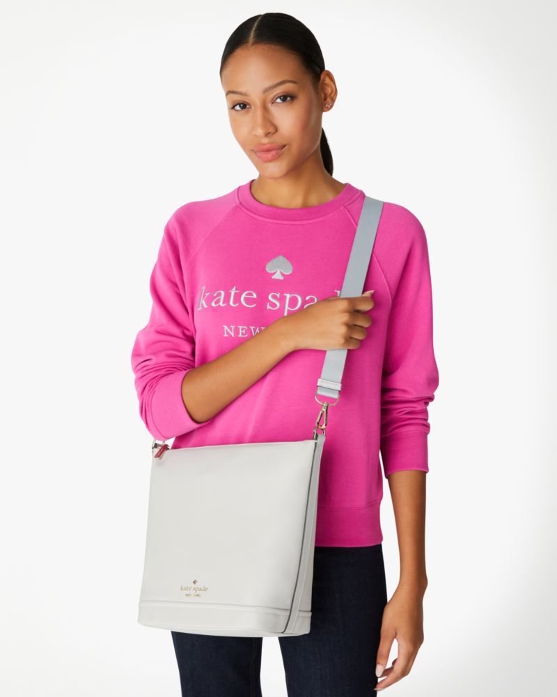 Kate Spade,チェルシー ダッフル クロスボディ,バッグ,プラチナグレー