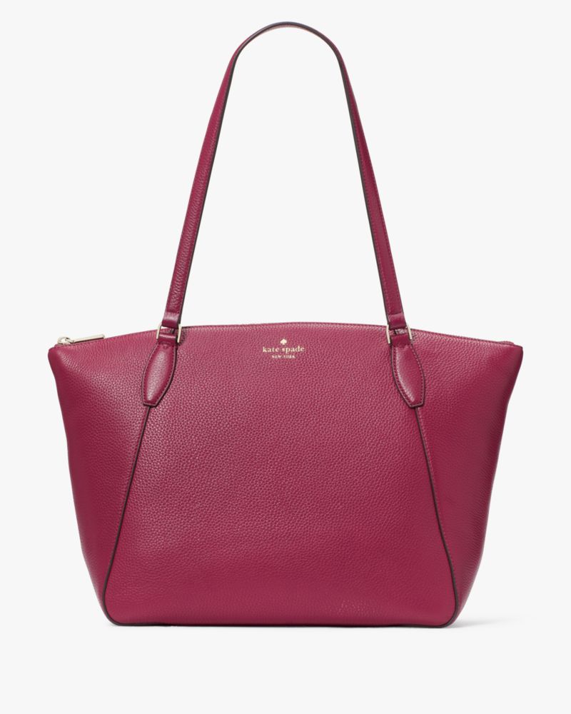 Kate spade red on sale tote