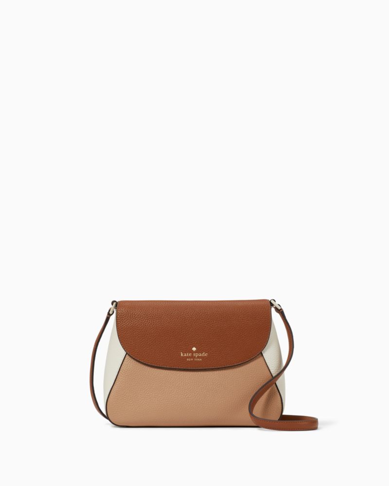 kate spade, Bags, Kate Spade Leila Small Flap Crossbody Bag Brown