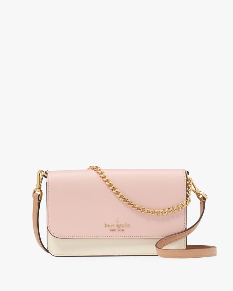 Kate Spade,マディソン カラーブロック スモール フラップ クロスボディ,バッグ,ローズスモークマルチ