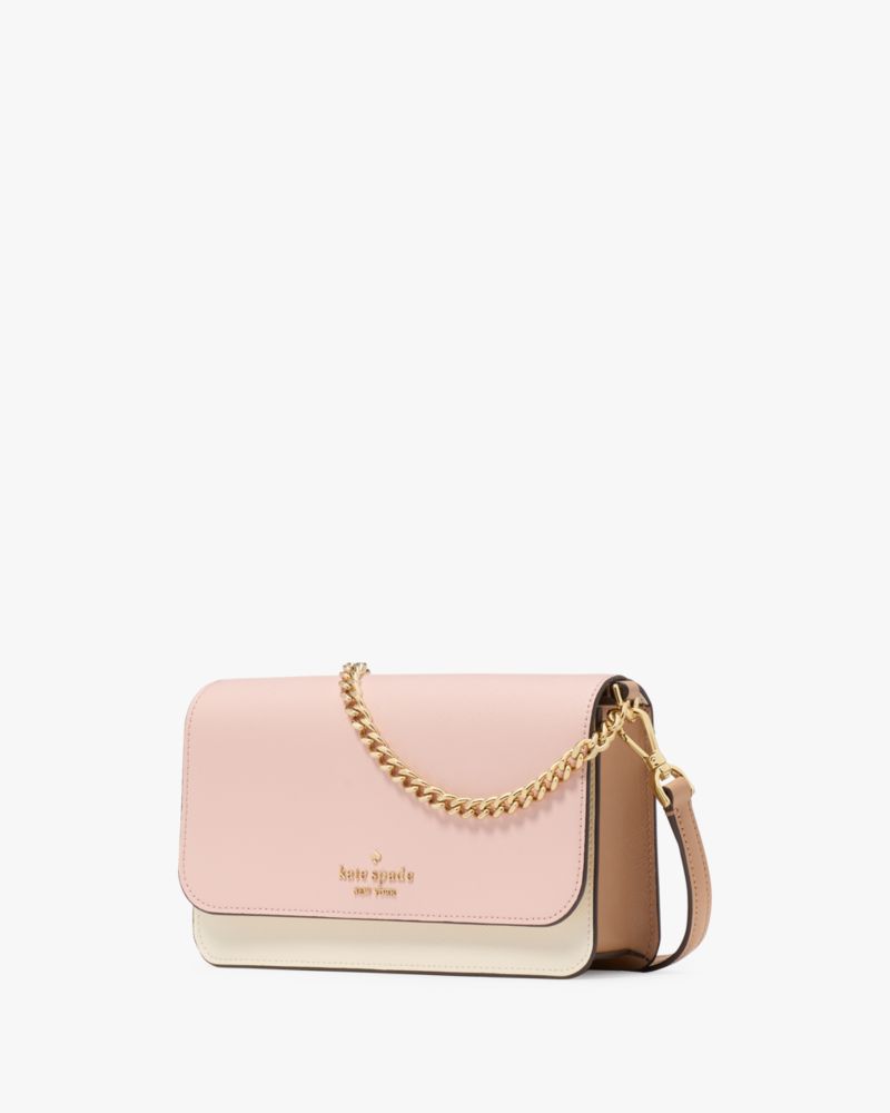 Kate Spade,マディソン カラーブロック スモール フラップ クロスボディ,ショルダー・クロスボディ,ローズスモークマルチ